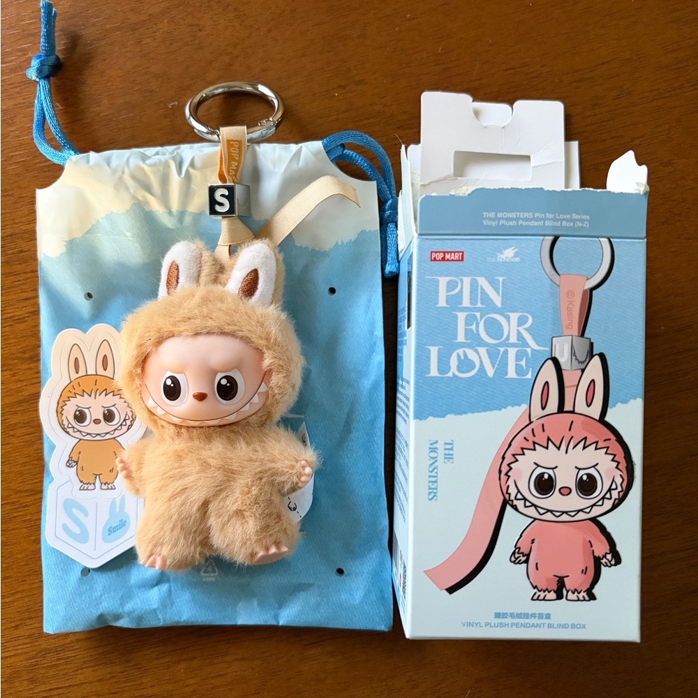 Pin for Love Labubu letter S